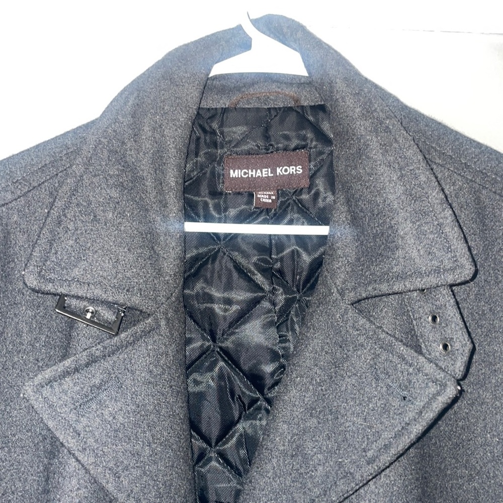 Dark Grey mens Pea coat